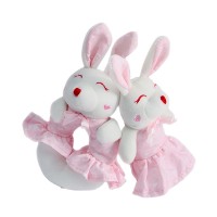 New style cute rabbit rattles and BB stick suit plush toys